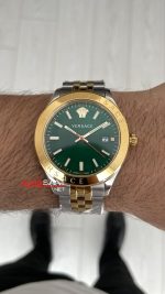 Versace Hellenyium Yeşil 42mm Two Tone Gold