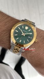 Versace Hellenyium Yeşil 42mm Two Tone Gold