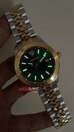 Versace Hellenyium Yeşil 42mm Two Tone Gold