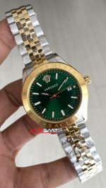 Versace Hellenyium Yeşil 42mm Two Tone Gold