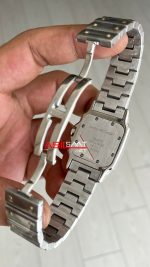 Cartier Santos Galbée Beyaz Kadran W20011C4 Two Tone Gold 29mm Kadın Kol Saati