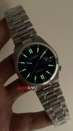 Citizen Tsuyosa Mavi Silver 40mm Replika Saat
