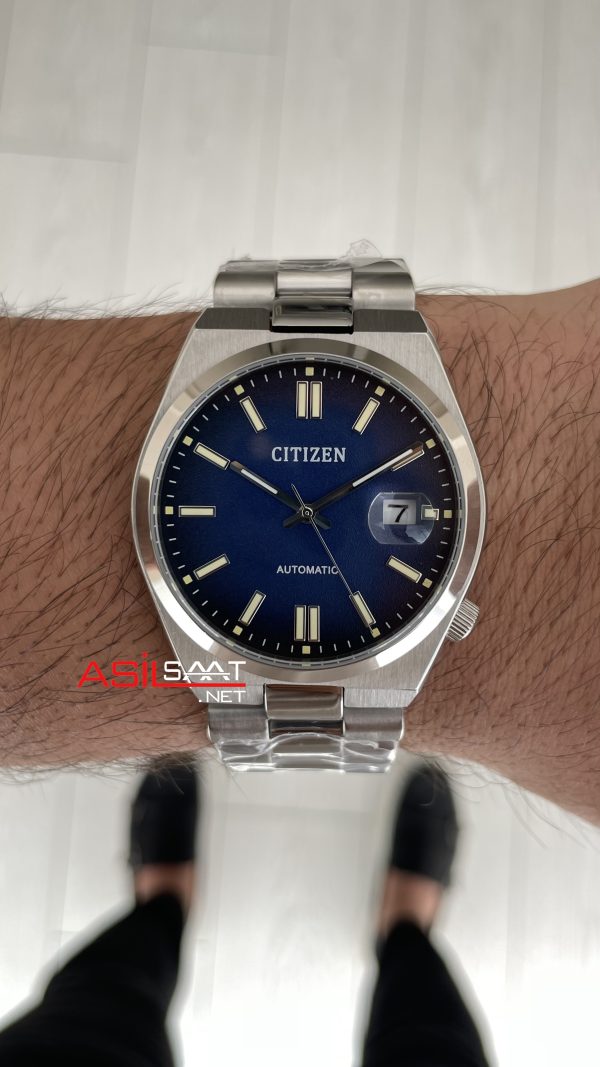 Citizen Tsuyosa Mavi Silver 40mm Replika Saat