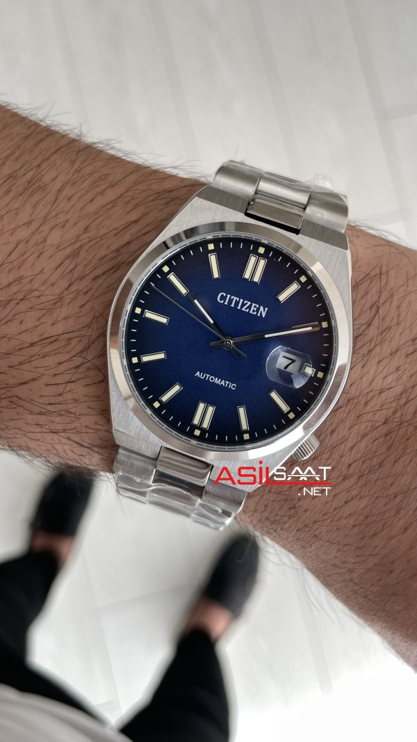 Citizen Tsuyosa Mavi Silver 40mm Replika Saat
