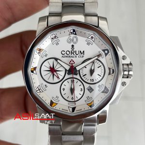 Corum Admiral's Cup Challenger 44mm Beyaz Kadran 7750 Swiss ETA Saat
