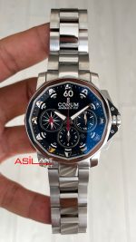 Corum Admiral's Cup Challenger 44mm Siyah Kadran 7750 Swiss ETA Saat