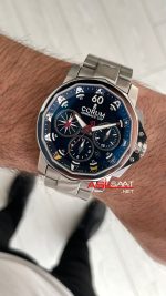 Corum Admiral's Cup Challenger 44mm Siyah Kadran 7750 Swiss ETA Saat