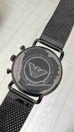 Emporio Armani Aviator AR11142 PVD Black 43mm Siyah Kadran