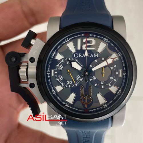 Graham Chronofighter Oversize Mavi 47mm Replika Saat