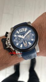 Graham Chronofighter Oversize Mavi 47mm Replika Saat