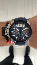 Graham Chronofighter Oversize Mavi 47mm Replika Saat