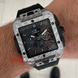 Hublot Square Bang Unico Grey Carbon Chronograph 45mm