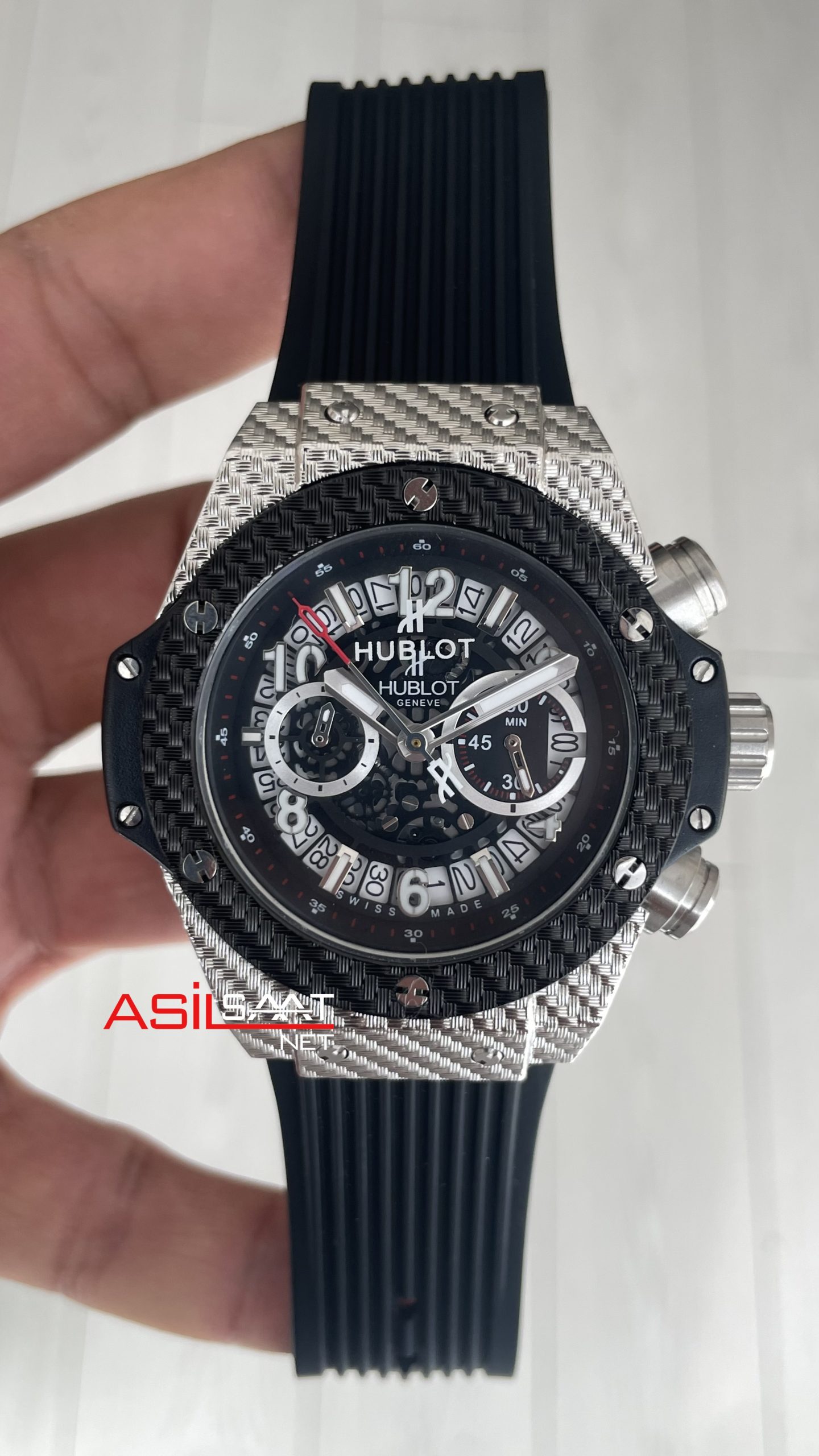 Hublot Unico Big Bang King 44mm Silver Black Hublot Unico Big Bang King 44mm Silver Black