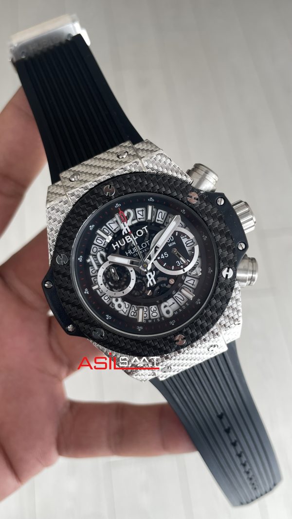 Hublot Unico Big Bang King 44mm Silver Black Hublot Unico Big Bang King 44mm Silver Black