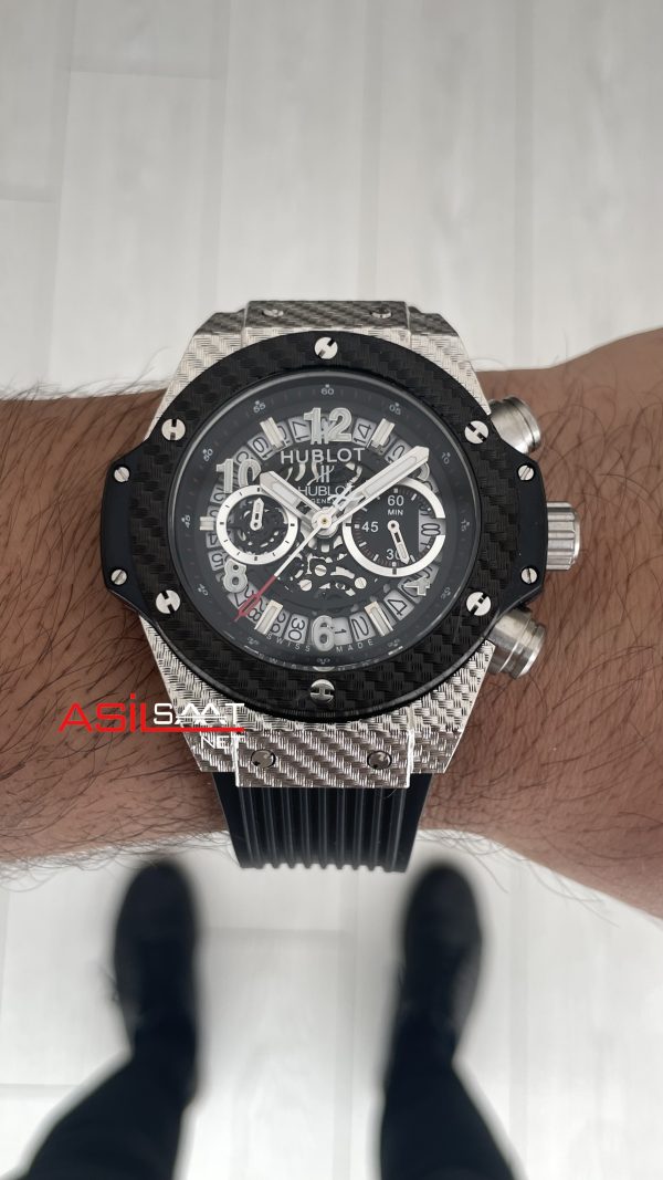 Hublot Unico Big Bang King 44mm Silver Black Hublot Unico Big Bang King 44mm Silver Black