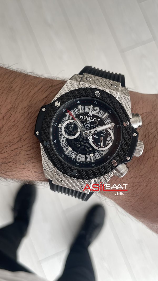 Hublot Unico Big Bang King 44mm Silver Black Hublot Unico Big Bang King 44mm Silver Black