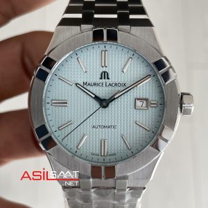 Maurice Lacroix Aikon AI6008 Buz Mavisi 42mm Swiss ETA Saat