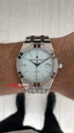Maurice Lacroix Aikon AI6008 Buz Mavisi 42mm Swiss ETA Saat