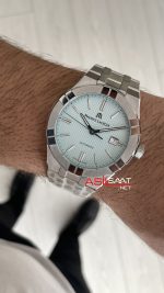 Maurice Lacroix Aikon AI6008 Buz Mavisi 42mm Swiss ETA Saat