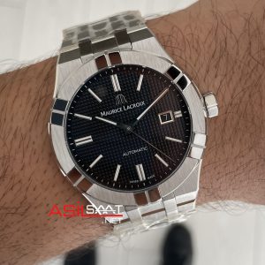 Maurice Lacroix Aikon AI6008 Siyah Swiss ETA Saat