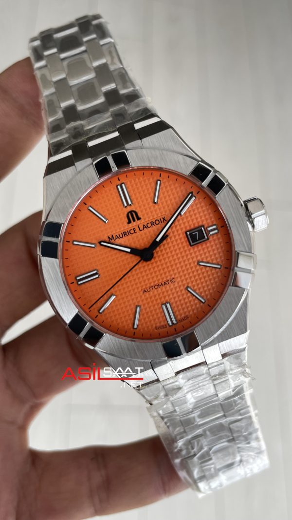 Maurice Lacroix Aikon AI6008 Turuncu 42mm Swiss ETA Saat