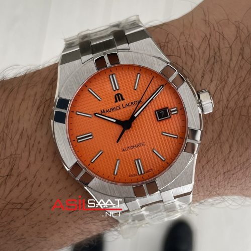 Maurice Lacroix Aikon AI6008 Turuncu 42mm Swiss ETA Saat