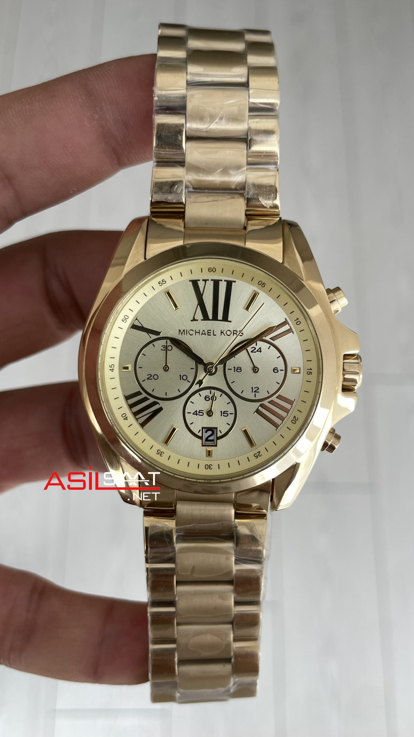 Michael Kors Brandshaw MK5605 Gold 42mm Champagne Kadın Kol Saati