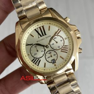 Michael Kors Brandshaw MK5605 Gold 42mm Champagne Kadın Kol Saati