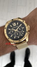 Michael Kors Brecken MK8867 Gold Siyah Kadran 45mm Erkek Kol Saati