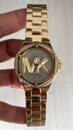 Michael Kors Lennox Gold MK7229 Taşlı Kadın Kol Saati