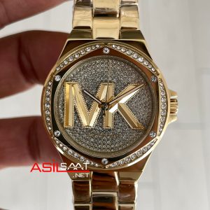 Michael Kors Lennox Gold MK7229 Taşlı Kadın Kol Saati