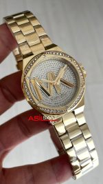 Michael Kors Lennox Gold MK7229 Taşlı Kadın Kol Saati