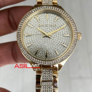 Michael Kors Runway Crystals Gold 37mm Diamond MK3632 Kadın Kol Saati
