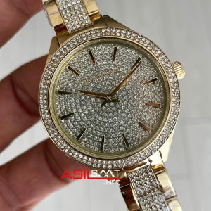 Michael Kors Runway Crystals Gold 37mm Diamond MK3632 Kadın Kol Saati