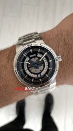 Oris TT1 Engine Date Skeleton Siyah Kadran 42mm Swiss ETA Saat