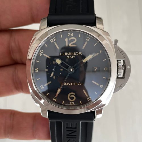 Panerai Luminor GMT PAM531 Siyah Kadran 44mm Super Clone Swiss ETA Saat VS Factory