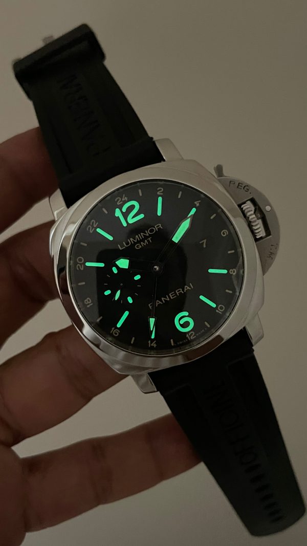 Panerai Luminor GMT PAM531 Siyah Kadran 44mm Super Clone Swiss ETA Saat VS Factory