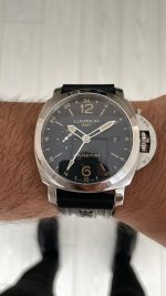 Panerai Luminor GMT PAM531 Siyah Kadran 44mm Super Clone Swiss ETA Saat VS Factory