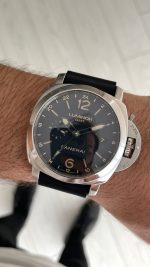 Panerai Luminor GMT PAM531 Siyah Kadran 44mm Super Clone Swiss ETA Saat VS Factory