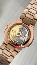 Patek Philippe Nautilus 5726 Annual Calendar Moonphase Rosegold Gri Kadran