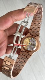 Patek Philippe Nautilus 5726 Annual Calendar Moonphase Rosegold Kahverengi Kadran