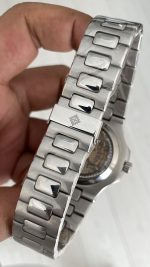 Patek Philippe Nautilus 5726 Annual Calendar Moonphase Silver Beyaz Kadran
