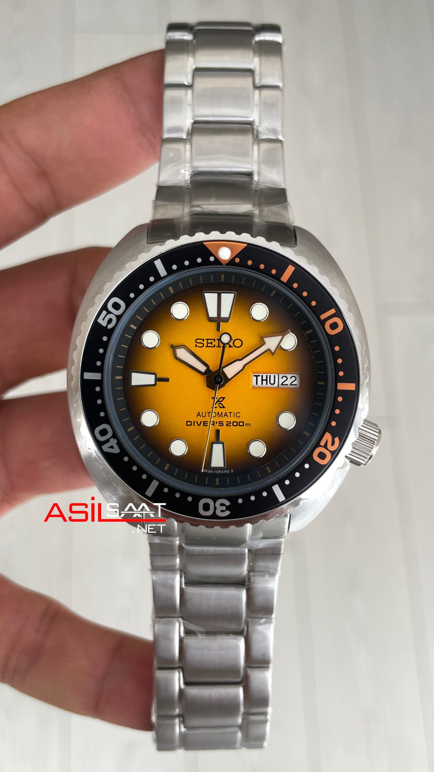 Seiko King Turtle Prospex Thailand 30th Anniversary Limited Edition 45mm Turuncu Kadran SRPH35K1 Seiko King Turtle Prospex Thailand 30th Anniversary Limited Edition 45mm Turuncu Kadran SRPH35K1