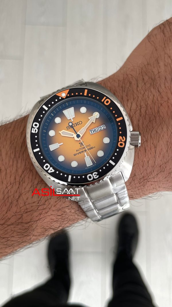 Seiko King Turtle Prospex Thailand 30th Anniversary Limited Edition 45mm Turuncu Kadran SRPH35K1 Seiko King Turtle Prospex Thailand 30th Anniversary Limited Edition 45mm Turuncu Kadran SRPH35K1