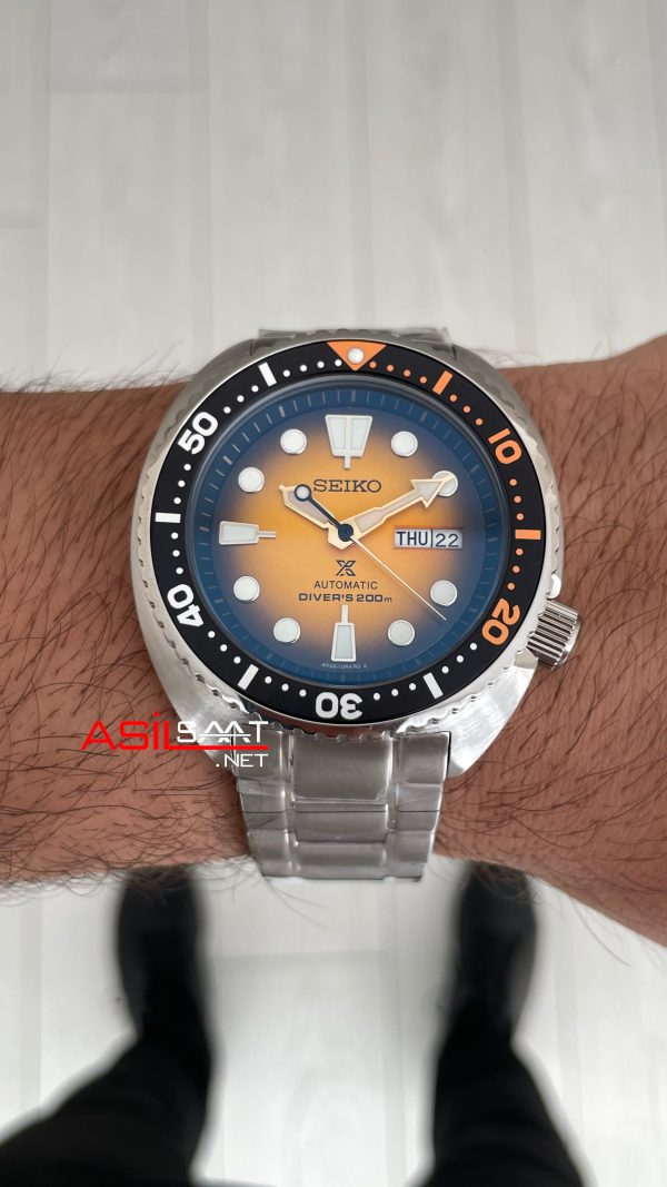 Seiko King Turtle Prospex Thailand 30th Anniversary Limited Edition 45mm Turuncu Kadran SRPH35K1 Seiko King Turtle Prospex Thailand 30th Anniversary Limited Edition 45mm Turuncu Kadran SRPH35K1