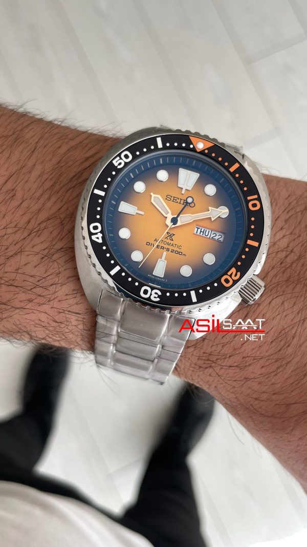 Seiko King Turtle Prospex Thailand 30th Anniversary Limited Edition 45mm Turuncu Kadran SRPH35K1 Seiko King Turtle Prospex Thailand 30th Anniversary Limited Edition 45mm Turuncu Kadran SRPH35K1