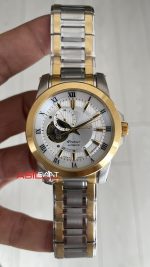 Seiko Premier Open Heart 42mm Beyaz Kadran Two Tone Gold 4R39 Kalibre