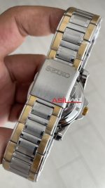 Seiko Premier Open Heart 42mm Beyaz Kadran Two Tone Gold 4R39 Kalibre
