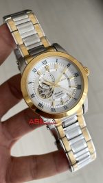 Seiko Premier Open Heart 42mm Beyaz Kadran Two Tone Gold 4R39 Kalibre