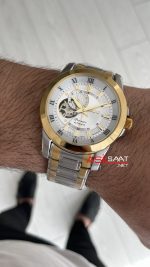 Seiko Premier Open Heart 42mm Beyaz Kadran Two Tone Gold 4R39 Kalibre